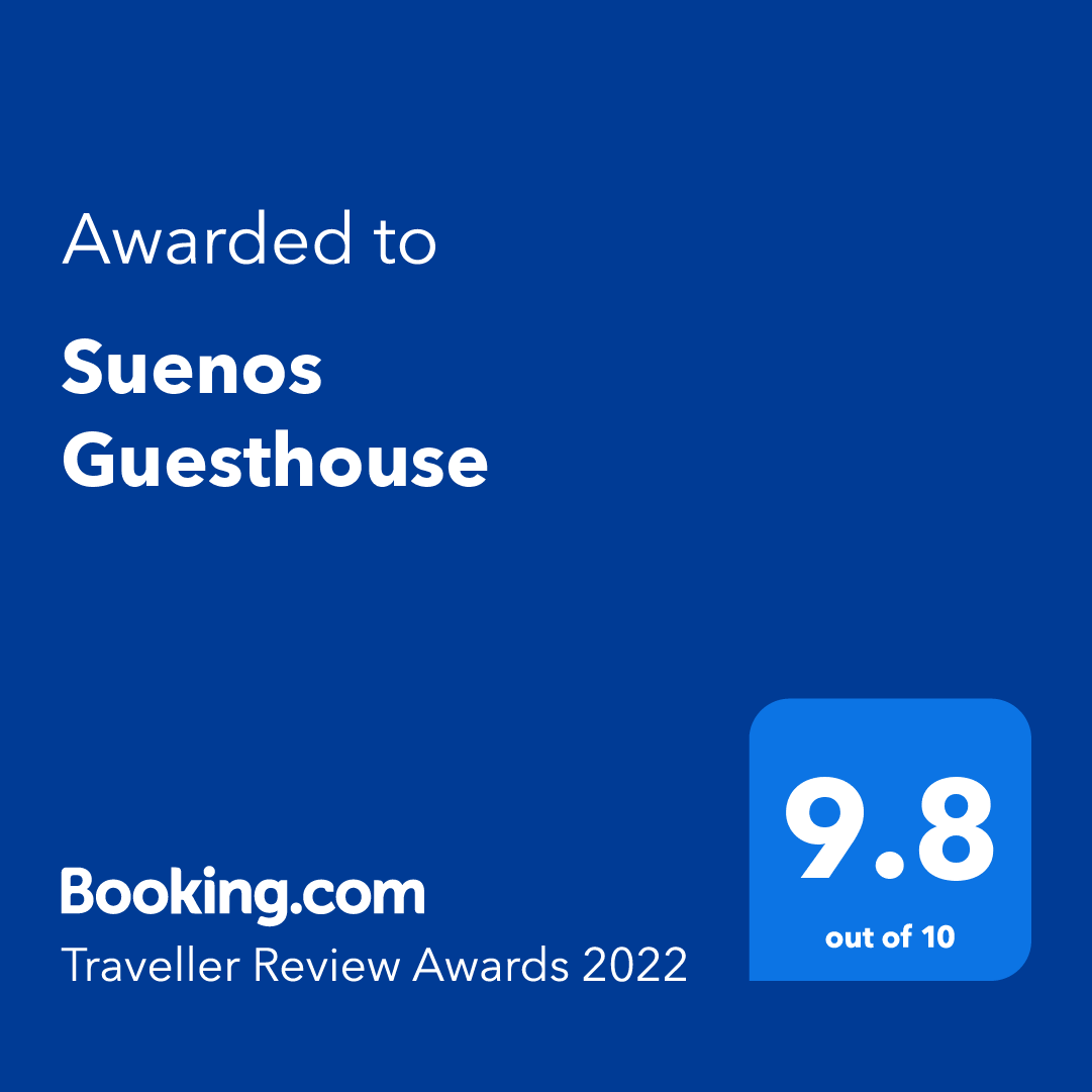 Suenos Guesthouse Booking.com Award